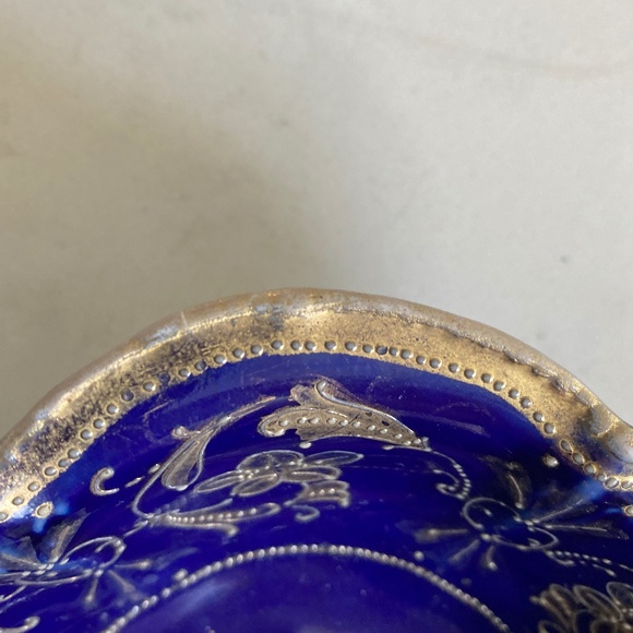 Vintage Footed Glass Bowl - Picture 10 of 12